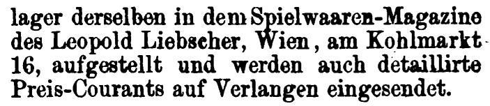 1867 Leopold Liebscher Kunz Spielwaren b